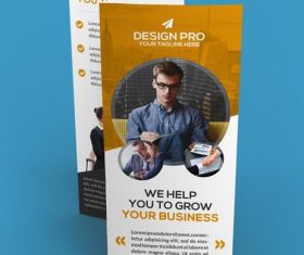 Corporate Trifold Brochure PSD Template
