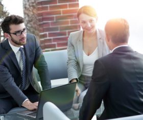 Corporate group employees Stock Photo 08