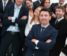 Corporate group employees Stock Photo 13