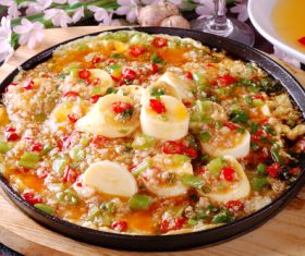 Delicious braised Japanese tofu Stock Photo 06