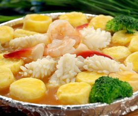 Delicious braised Japanese tofu Stock Photo 07