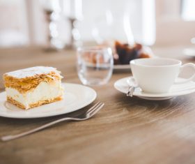 Delicious food on the dining table Stock Photo 04
