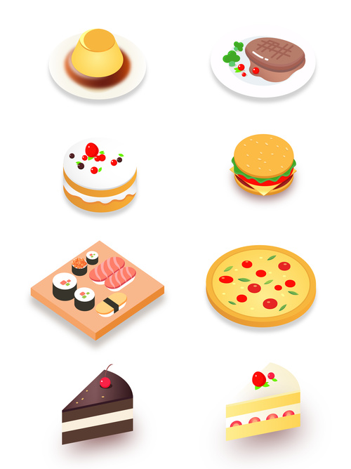 Delicious foods vector design illustration