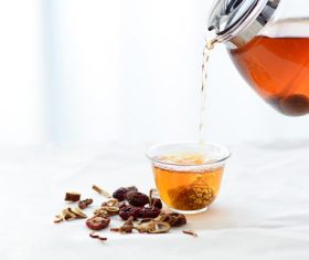 Delicious sour plum soup Stock Photo 02