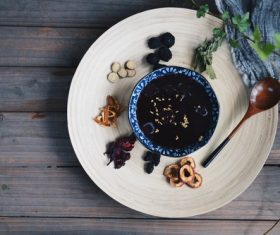 Delicious sour plum soup Stock Photo 04