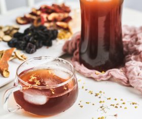 Delicious sour plum soup Stock Photo 05