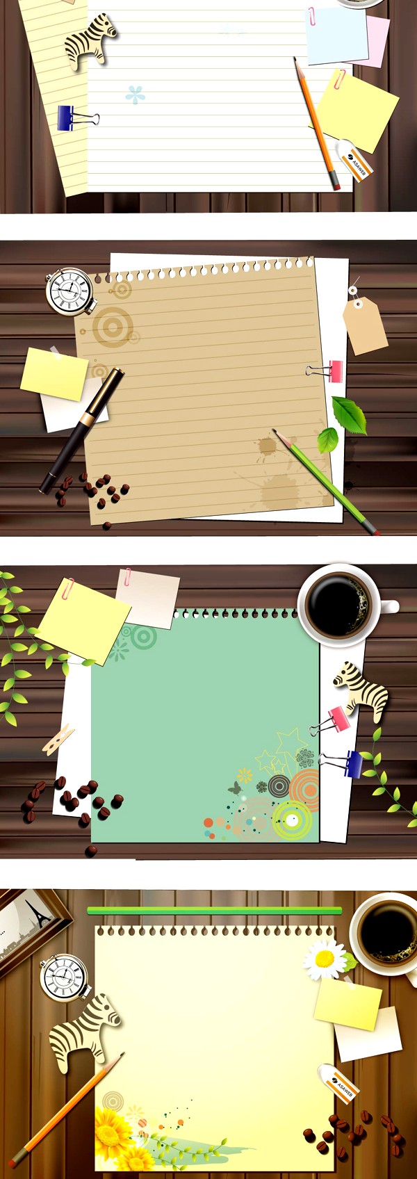 Desktop paper background vector