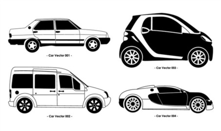 Different Car Set vectors