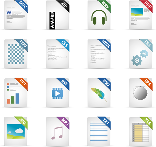 Different Software Icons 2 vectors graphics
