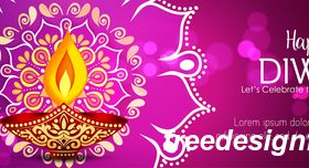 Diwali festvial banners template design vectors 01