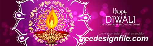 Diwali festvial banners template design vectors 01