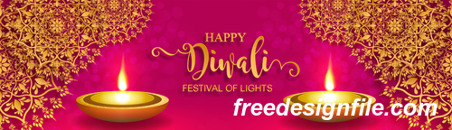 Diwali festvial banners template design vectors 03