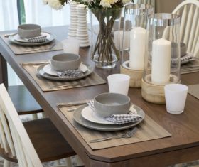 Domestic Kitchen Decor Stock Photo 03