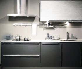 Domestic Kitchen Decor Stock Photo 04