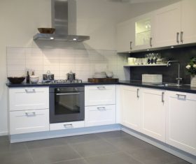 Domestic Kitchen Decor Stock Photo 05