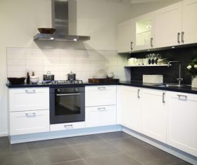 Domestic Kitchen Decor Stock Photo 07