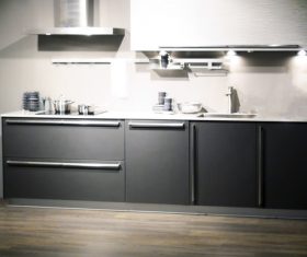 Domestic Kitchen Decor Stock Photo 09