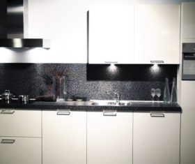 Domestic Kitchen Decor Stock Photo 12