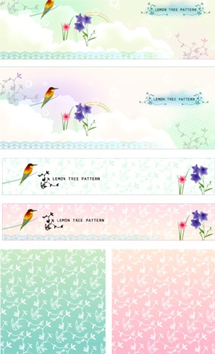 Dream flower background Illustration vector