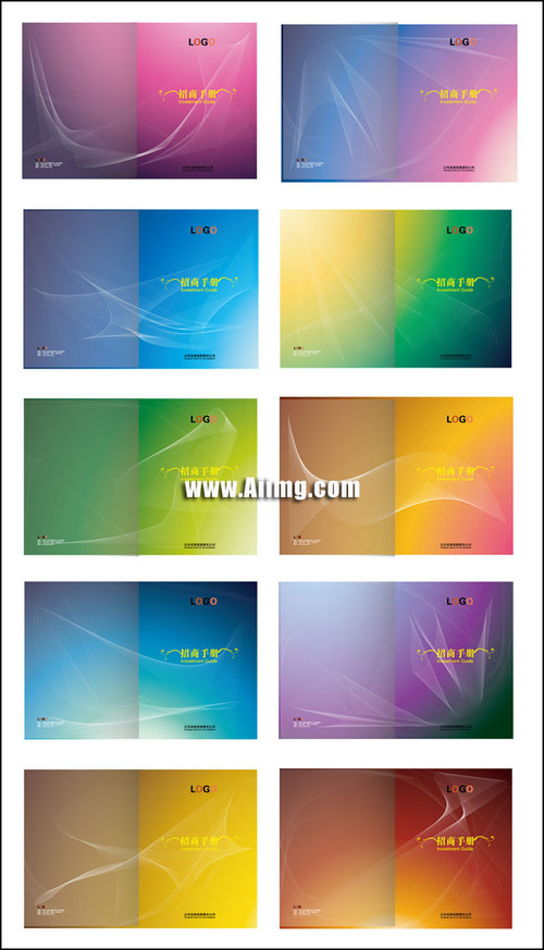 Dynamic line book cover design vector