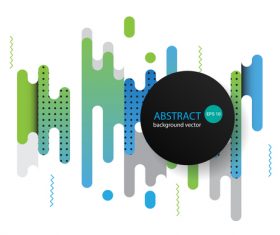 Dynamic modern background abstract elements vector 03