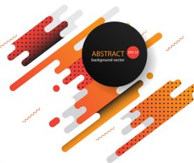 Dynamic modern background abstract elements vector 04