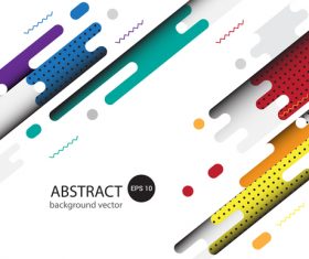Dynamic modern background abstract elements vector 08