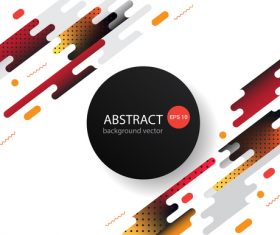 Dynamic modern background abstract elements vector 10