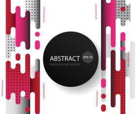 Dynamic modern background abstract elements vector 11