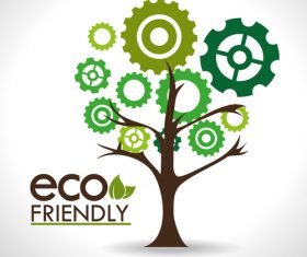 Ecology friendly design vectors 02