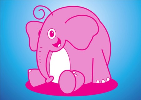 Elephant Cartoon vector