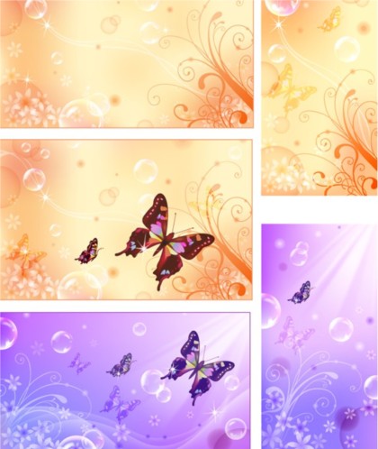 Fantasy design background vector