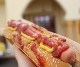 Fast food hot dog Stock Photo 02