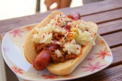 Fast food hot dog Stock Photo 05
