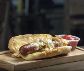 Fast food hot dog Stock Photo 07