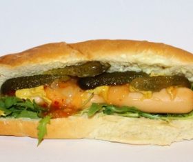 Fast food hot dog Stock Photo 08