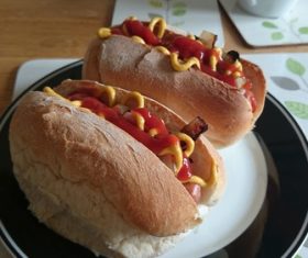 Fast food hot dog Stock Photo 09