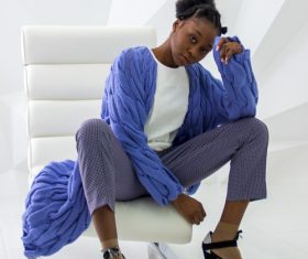 Female clothing model studio shot Stock Photo 03