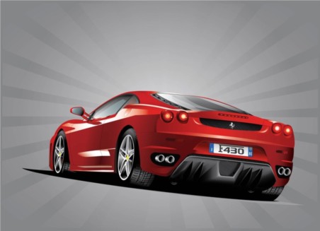 Ferrari shiny vector free download