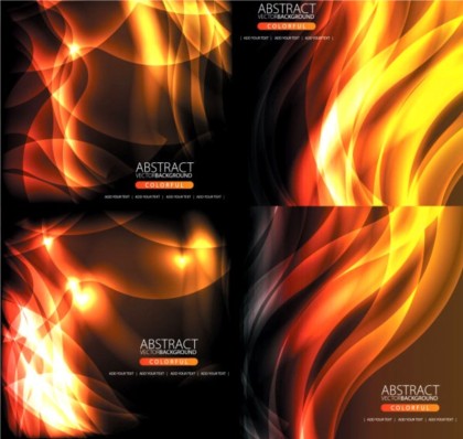 Flame background dynamic Different vector