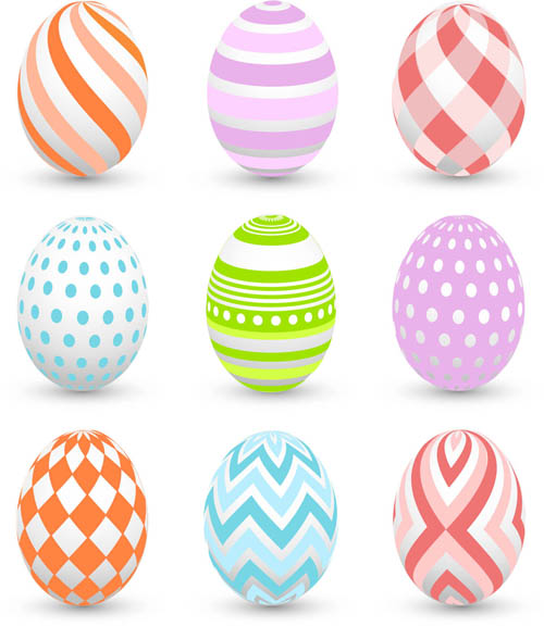 Floral Easter Eggs 2 vector