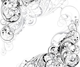 Floral design decor ornaments vector 01