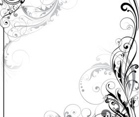 Floral design decor ornaments vector 02