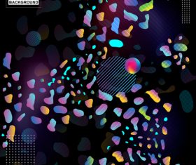 Fluid abstract elements design vector set 01