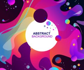 Fluid abstract elements design vector set 05