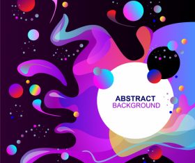 Fluid abstract elements design vector set 06