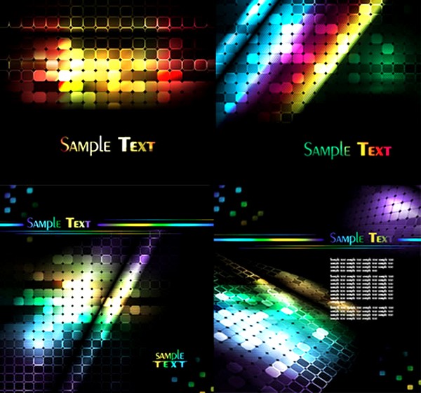 Glare grid background vectors graphics