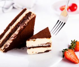 Good-tasting dessert tiramisu Stock Photo 01