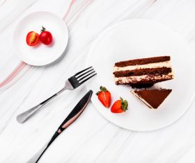Good-tasting dessert tiramisu Stock Photo 02