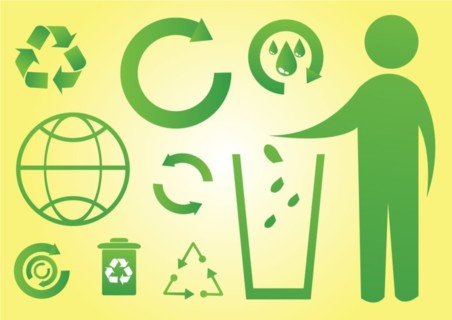 Green World Icons vector